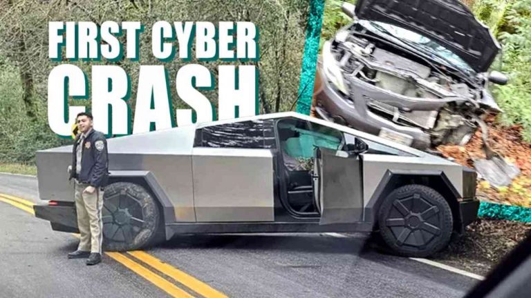 First Recorded Tesla Cybertruck Accident on Public Roads: Collision